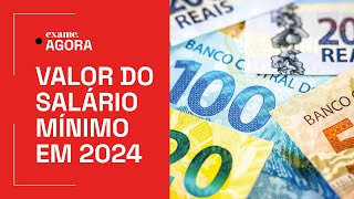 Salário mínimo 2024 cálculo mostra qual será o novo valor [upl. by Ramsay]