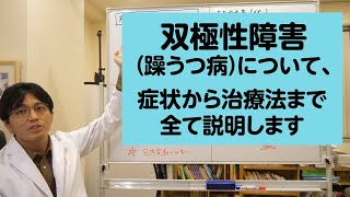 双極性障害（躁うつ病）について、症状から治療法まで全て説明します【精神科医・益田裕介早稲田メンタルクリニック】 [upl. by Laucsap]