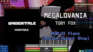 Megalovania  Roblox Got Talent ROBLOX Piano Cover [upl. by Ahsenod20]