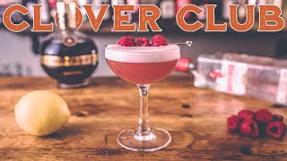 Clover Club Cocktail with Chambord  Classic Riff  Alchemix Bar [upl. by Sorcim]