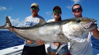 DEFEATED a Record Breaking GIANT Catch Clean Cook Amberjack [upl. by Ynohtnakram]