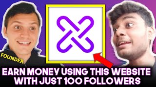 NO CLICKBAIT EARN MONEY WITH JUST 100 FOLLOWERS with EXPYBIO  The Visionaries Podcast [upl. by Niknar]