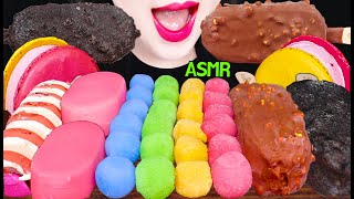 ASMR ICE CREAM FEAST DIPPIN DOTS CHOCOLATE OREO 왕구슬 아이스크림 오레오 초콜릿 아이스크림 먹방 MUKBANG [upl. by Yesrej]