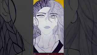 Aisha The Age Of Arrogance youtubeshorts draw art manhwa shorts [upl. by Airrej133]