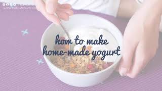 How to make your own Yogurt at home Homemade Yoghurt using Severin Yoghurt maker [upl. by Maryrose132]