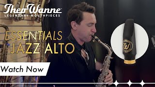 Theo Wanne™ ESSENTIALS JAZZ Alto Saxophone Mouthpiece demonstration by Thomas Harris [upl. by Tuhn]