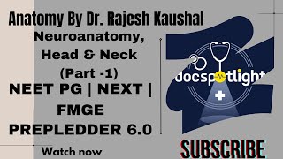 2NeuroanatomyHead amp NeckPart 1 Anatomy RR60📖📚by Dr Rajeshkaushal youtube neetpgpreperation [upl. by Ajnotal919]