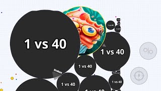 1 VS 40  TAKEOVER LIVESTREAM AGARIO [upl. by Survance122]