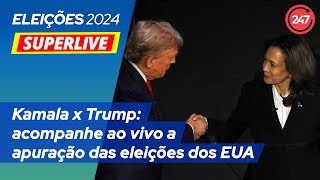 Eleições EUA  Kamala x Trump acompanhe ao vivo a apuração das eleições dos EUA [upl. by Ayrad]