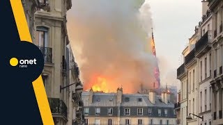 Pożar katedry Notre Dame  quotOni autentycznie płakaliquot  OnetRANO [upl. by Erodavlas841]