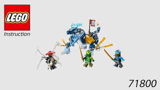 LEGO Instruction  NINJAGO  71800  Nya’s Water Dragon EVO [upl. by Odnomra]