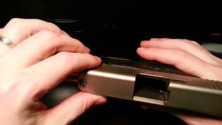 How a semiautomatic handgun works Glock [upl. by Ainwat]