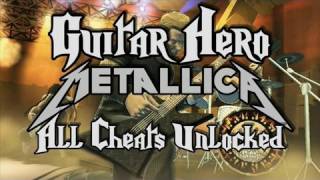 Guitar Hero Metallica All Cheats Unlocked HD [upl. by Aynotan]