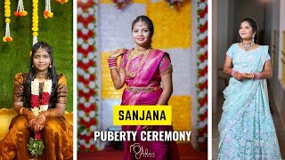 PUBERTY CEREMONY  SANJANA  ADAVI STUDIO  2024  KOVILPATTI [upl. by Eirrahs]