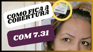 Cobertura De Cabelos Brancos Somente Com 731 Fica Bom [upl. by Beltran]