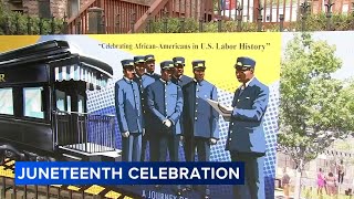 Chicago celebrates Juneteenth with parades block parties [upl. by Amye359]