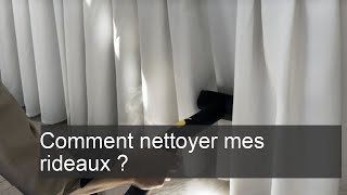 Comment nettoyer mes rideaux [upl. by Raseac]