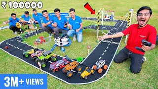 ₹100000 RC Car Race Challenge in Mini City Ft Crazy XYZ🔥  कौनसी गाड़ी जीतेगी रेस [upl. by Fitzsimmons63]