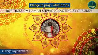 Prayers for World Peace  1008 Om Namah Shivaya Chants with Gurudev Sri Sri  13 Mar 2022 [upl. by Sairacaz]