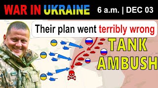 03 Dec CROSSROAD OF DEATH Russian Columns DESTROYED BY TANK FIRE  War in Ukraine Explained [upl. by Aselehc]