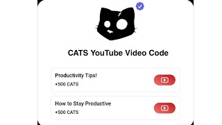 🐈‍⬛ CATS YouTube Video Code 7 October ll Cats YouTube video code Episode l cats listing coming soon [upl. by Teemus]