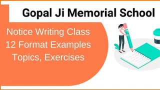 NOTICE WRITING youtube cbse english notice class12 school education motivation [upl. by Lupiv128]