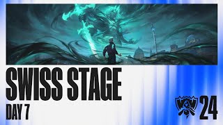 Worlds 2024  Swiss Stage  Round 4 Day 2 [upl. by Euginomod]