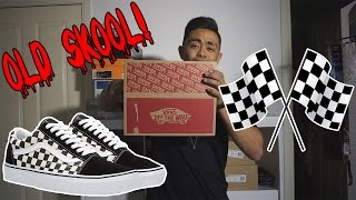 VANS OLD SKOOL CHECKERED ON FEET REVIEW [upl. by Currie]