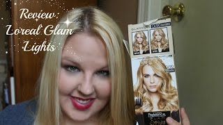 Review Loreal Glam Lights GL90 Highlighting Kit [upl. by Llewol905]