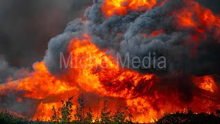 Zeer grote uitslaande brand in Loosdrecht 🚒🚒🚒 [upl. by Aaron]