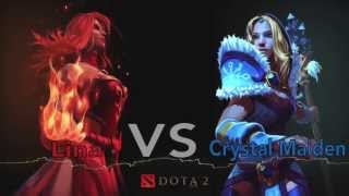 DOTA 2 Rap Battle Lina VS Crystal Maiden [upl. by Aihsema]