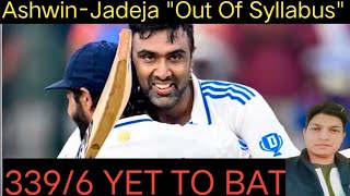 IND vs BAN Tonup R Ashwin Ravindra Jadeja lift India to 3396 against Bangladesh l Ajay [upl. by Nihi777]