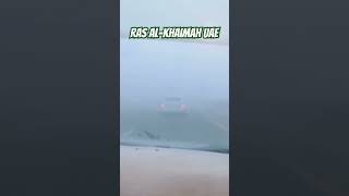 Ras AlKhaimah full fog 🌫️ [upl. by Llevad]