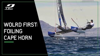 World first they round Cape Horn on a hydrofoil catamaran  Julbo [upl. by Hutton]