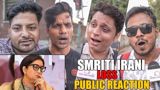 Why Smriti Irani Lost  Public Reveal Real Reason  Election Result 2024 [upl. by Philan]