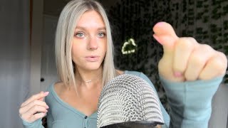 ASMR Mouthing Trigger Words Southern Accent and Tracing [upl. by Ely]