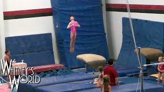 Yurchenko Full  Vault Training  Whitney Bjerken [upl. by Inalem]