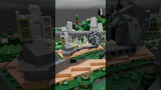 The Hobbit world Flyover In Lego [upl. by Akirrehs]