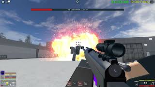 Maxed Hecate II VS Boss  Roblox Zombie Uprising [upl. by Botnick252]