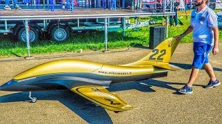 STUNNING RC JET FLIGHT MITERMODEL UNICO GOLD EDITION  SACHA CECCONI  JET POWER 2018 [upl. by Goober]