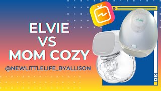 MomCozy VS Elvie  Wearable breast pump comparison [upl. by Cecilia]