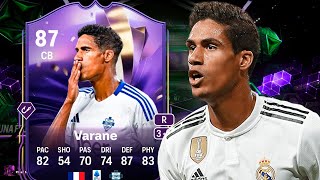 ¡ES OBLIGATORIO 87 Raphaël VARANE End of an Era Sbc Review  EA FC 25 [upl. by Ahsitak]