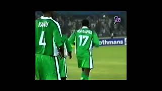 Africa Cup of Nations 2000  Quarterfinals  Nigeria vs Senegal  Goles [upl. by Elyrad]