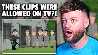 BRIT REACTS TO DARK FAMILY GUY CLIPS🤐 [upl. by Eiddet]