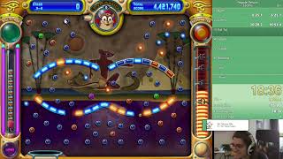 Peggle Deluxe All Full Clears Speedrun in 21839 Former WR [upl. by Ailadgim215]