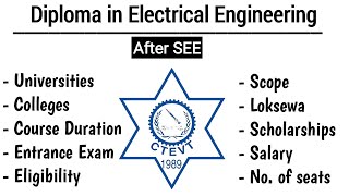 Diploma in Electrical Engineering in Nepal  What after SEE  Diploma Course CTEVT in Nepal [upl. by Alfonso]