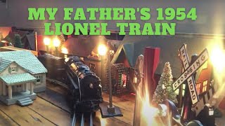 My Fathers old 1954 Lionel Train Set [upl. by Elleinaj]