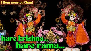 Hare Krishna Hare Rama Chanting Remix  One Hour Nonstop  Soulful Hare Krishna Bhajan [upl. by Anirehtak]