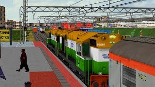 Hyderabad  Jaipur Special Fare Loco Reversal In Indian Train Simulator [upl. by Sela]