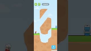 🙅‍♂️👧slice to save woman level 47👵slicetosave game walkthrough slicetosavegame funny shorts [upl. by Essej]